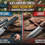 Katlanır Çakı ile Sabit Bıçak Arasındaki Farklar