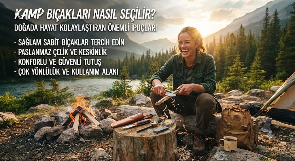Kamp Bıçakları Nasıl Seçilir? Doğada Hayat Kolaylaştıran Önemli İpuçları