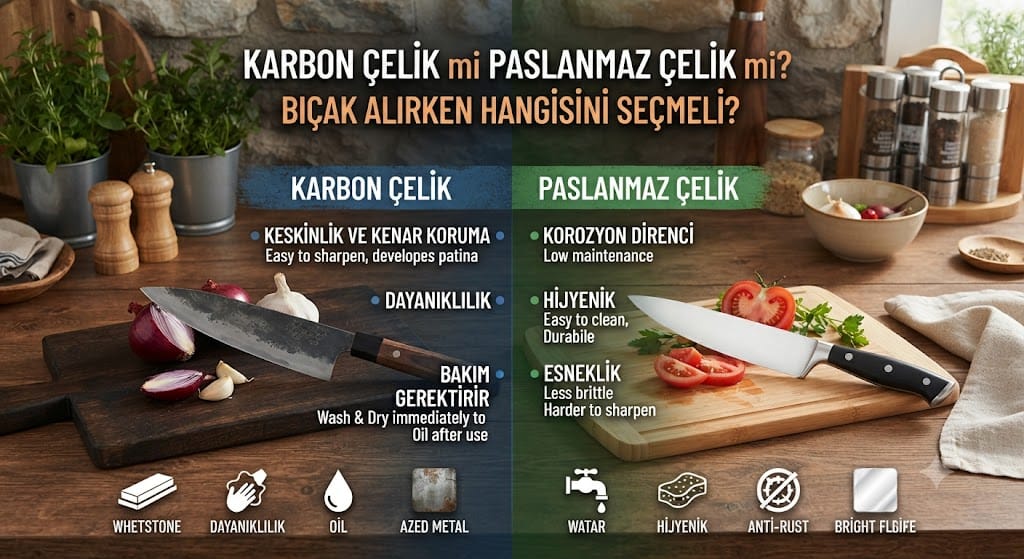 Karbon Çelik mi Paslanmaz Çelik mi