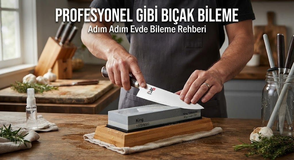 Evde Profesyonel Gibi Bıçak Nasıl Bilenir