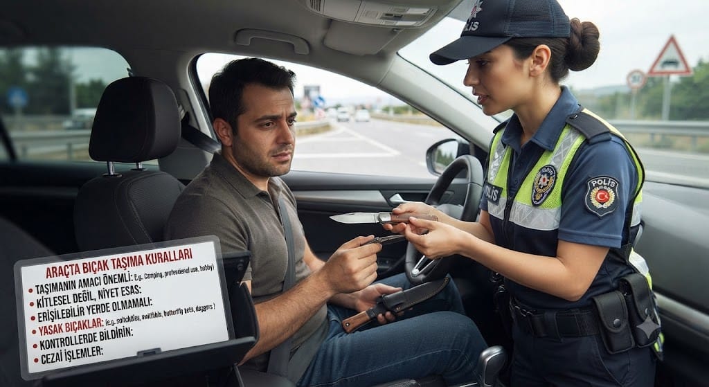 Bıçak ve Çakı Arabada Taşınabilir mi? Nelere Dikkat Edilmeli?