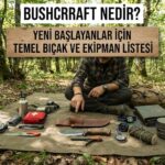 Bushcraft Nedir? Yeni Başlayanlar İçin Temel Bıçak ve Ekipman Listesi