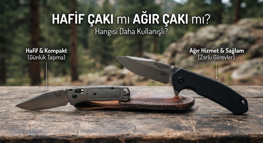 Hafif Çakı mı Ağır Çakı mı? Hangisi Daha Kullanışlı?