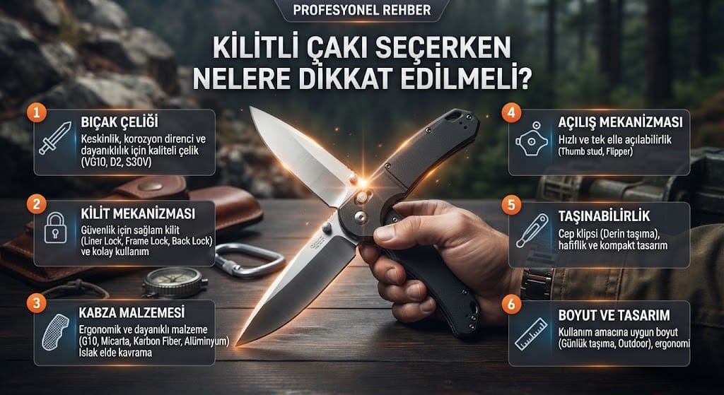 Kilitli Çakı Seçerken Nelere Dikkat Edilmeli