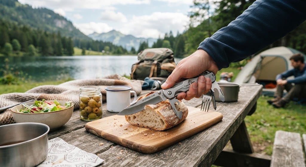 Piknik ve Kamp İçin Çok Amaçlı Çakı Kullanımı