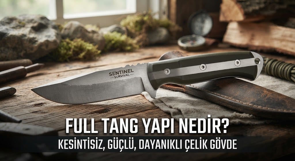 Kamp ve Outdoor Bıçaklarında Full Tang Yapı Ne Anlama Gelir?